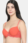 Wacoal Padded Wired Medium Coverage T-Shirt Bra - Radiant Red — thumbnail 3
